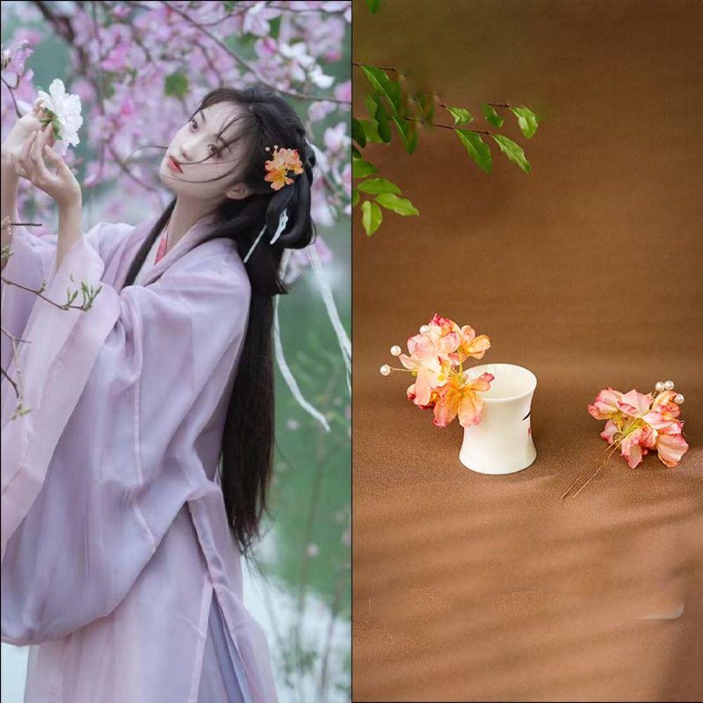 Tassel Chinese Style Hair Stick Butterfly Hanfu Hairpin Classical   for Women