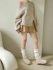 Retro soft leather Birkenstock boots, velvet flat-bottomed short boots, warm Martin boots, autumn and winter new soft-soled wide boots