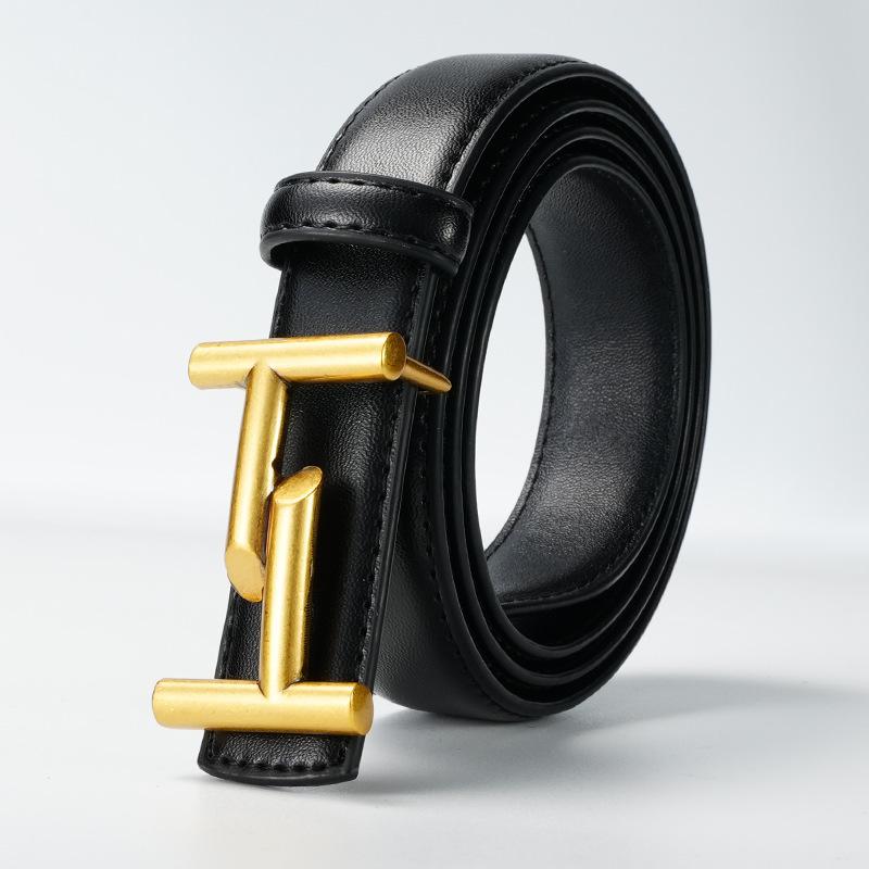 Damen Gürtel  Modisches Kleid  Dekorativer dünner Gürtel  Vielseitiger Rock im neuen Stil  Damen Gürtel mit glatter Schnalle  Damen