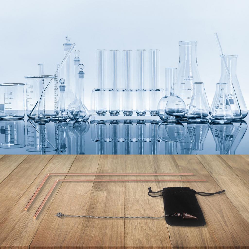 Dowsing Rods and Pendulum Kit Made of 99 9 Copper for Soul Consultation