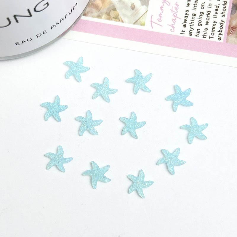 Starfish Nail Art Accessories Japanese Fresh Sweet Ocean Series Fine Glitter Nail Wearable Nails Earrings Accessories