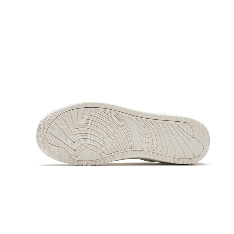 Anta Slip Resistant Abrasion Resistant Low top Skateboard Shoes Men's White 112448010-1