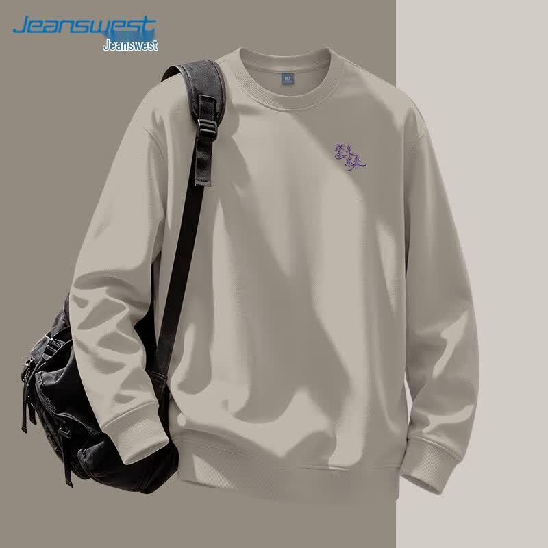 Jeanswest Men's Graphic Print Crewneck Sweatshirt