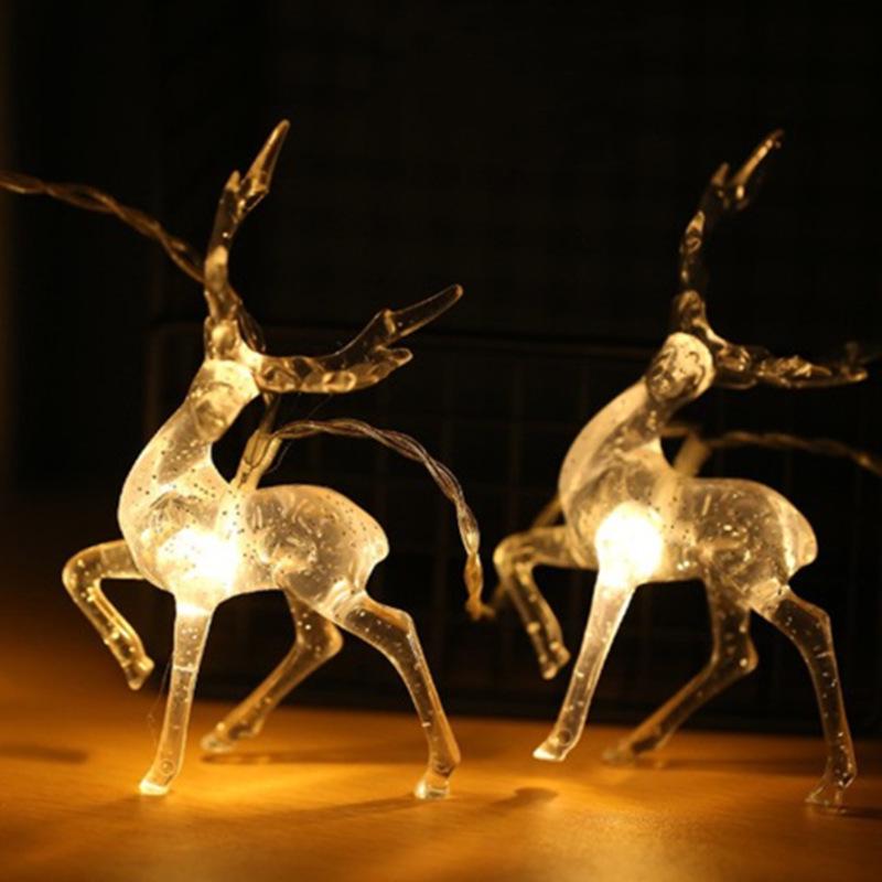 Reindeer LED Fairy Lights for Outdoor Tent & Holiday Decor