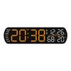 Modern Minimalist Digital Alarm Clock With Led Display For Home Office Decor