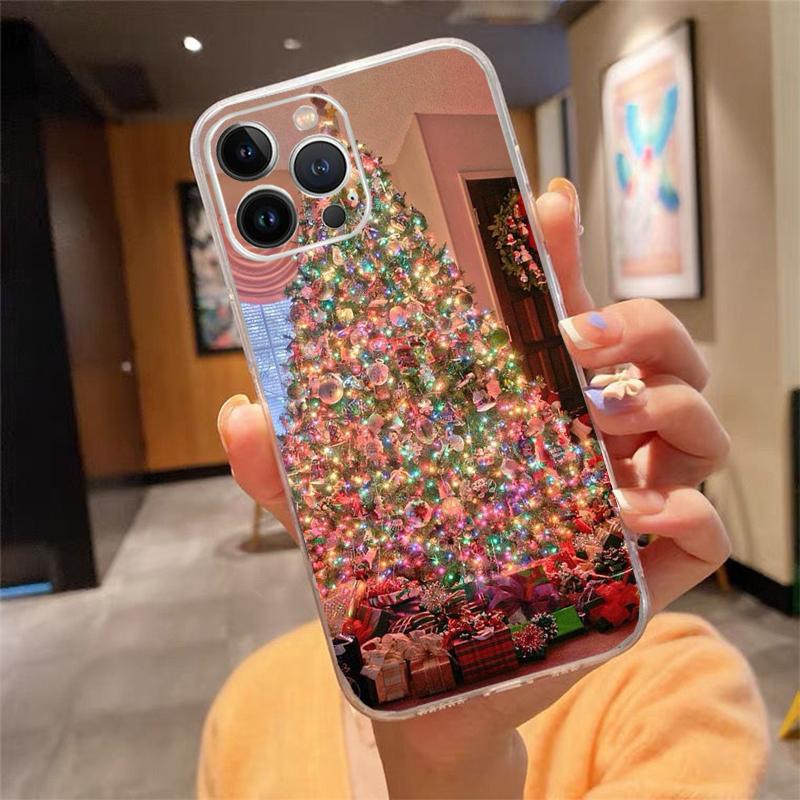 Christmas Art Phone Case For iphone 17 Pro Max 17 Air 16 15 14 13 Pro Max 15 16 Pro 15Plus Christmas Art