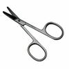 German AXiON Stainless Steel Baby Nose Hair Scissors (Rounded/Curved Tips) with a Premium Smoke Finish #slg007728fba