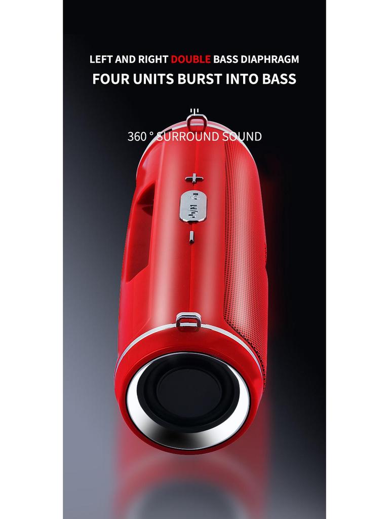 MINI2+ Portable Bluetooth Speaker with Card Slot and Super Bass for Outdoors