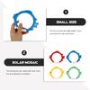 4 Pcs Colorful Diving Ring Kids Plaything Outdoor Toy Beach Toys Summer Plastic