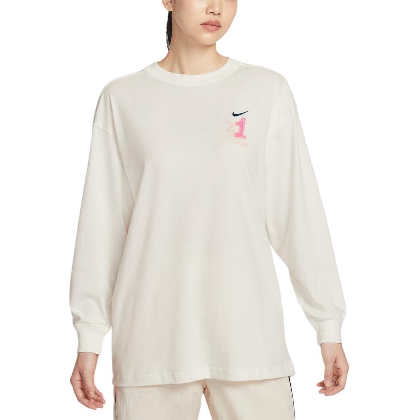 

Nike Round Neck Pullover Sports Casual Long Sleeve T-Shirt Women tops IR0096-133 XL