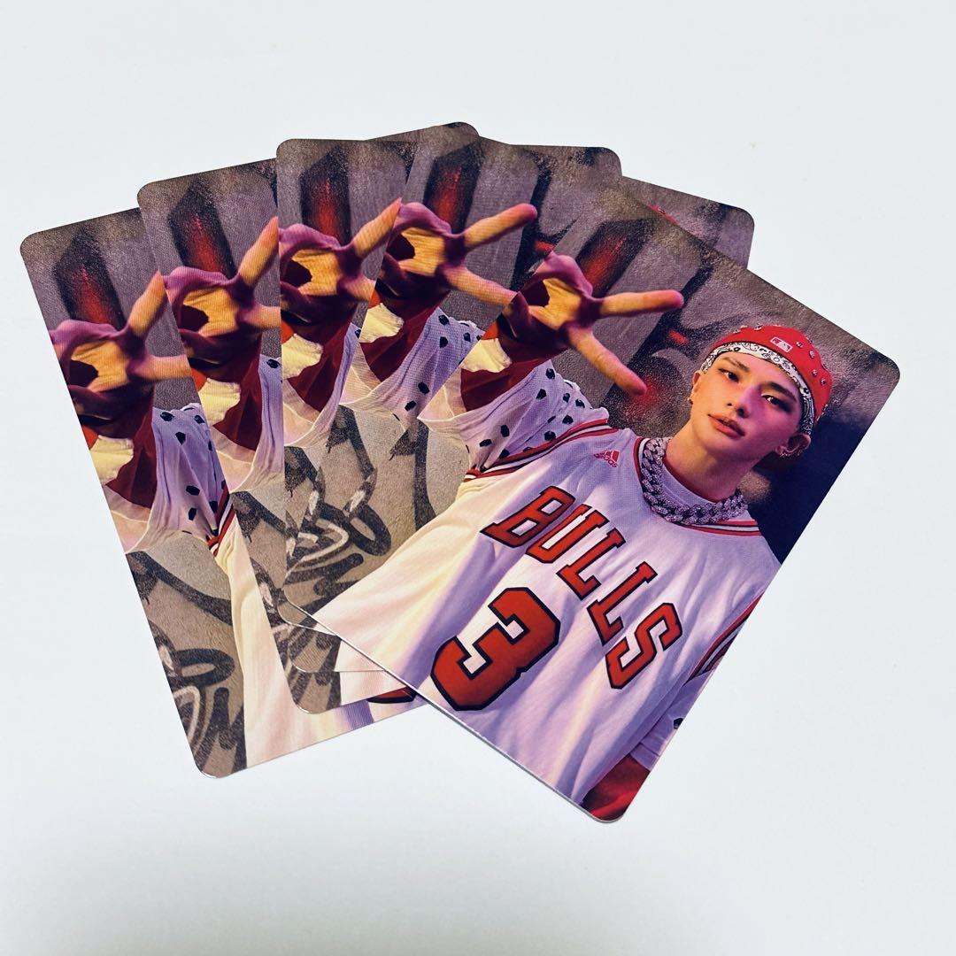 

[USED] StrayKids HMV Bonus Trading Cards Hyunjin 5 Cards