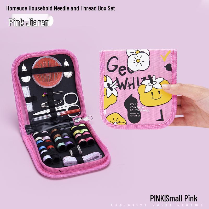 High-Capacity Handmade Sewing Kit: Deluxe Needle and Thread Pouch for Home & Travel