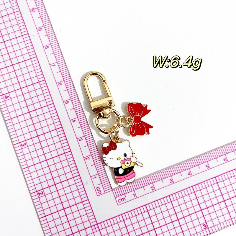 Hello Kitty Sweet Cool Keychain Pendant - Cute Cat Doll Ornament