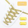 1Pair Glitter Shoelace Rainbow Elastic Laces Sneakers No Tie Shoelace Innovation Flat Shoe Laces Without Ties for Kid and Adult