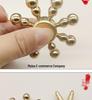 Brass Fingertip Spinning Gyroscope for Stress Relief - Ideal for Adults, Kids, and Students