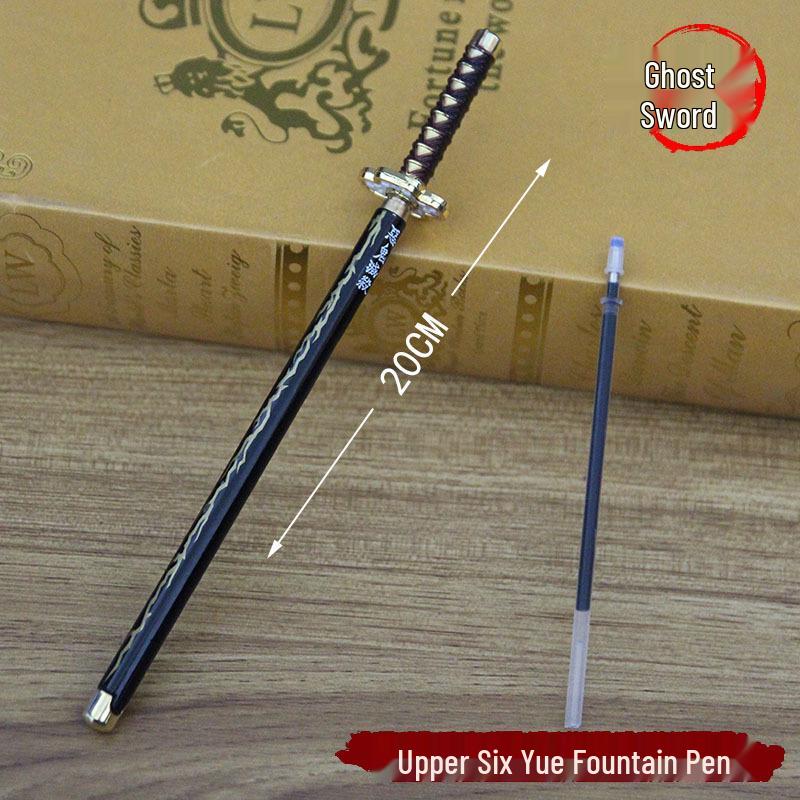 

Ручка кулькова металева Demon Slayer Signature - Камадо Танджіро, Агацума Зеніцу, Водний, Комашиний та Полум яний Стопи 20CM Ballpoint Pen