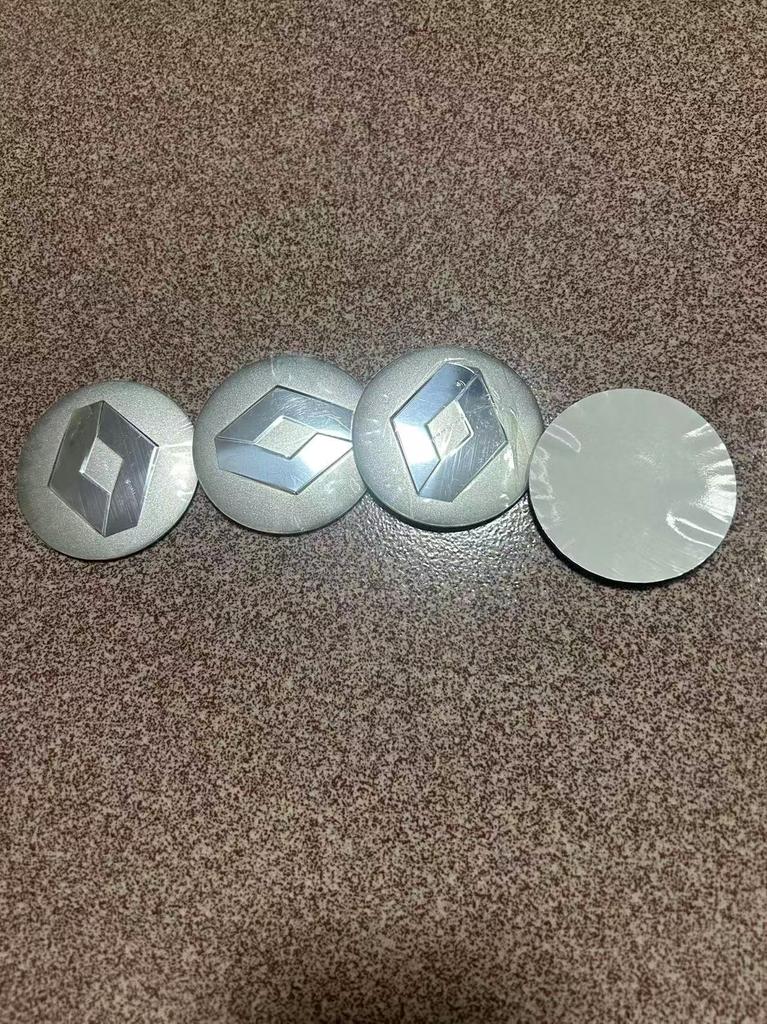 56mm Car Wheel Hub Center Cover Logo Sticker for Renault Clio 4, Megane 2/3, Captur, Trafic, Koleos, Kadjar, Grand Logan, RS SS1