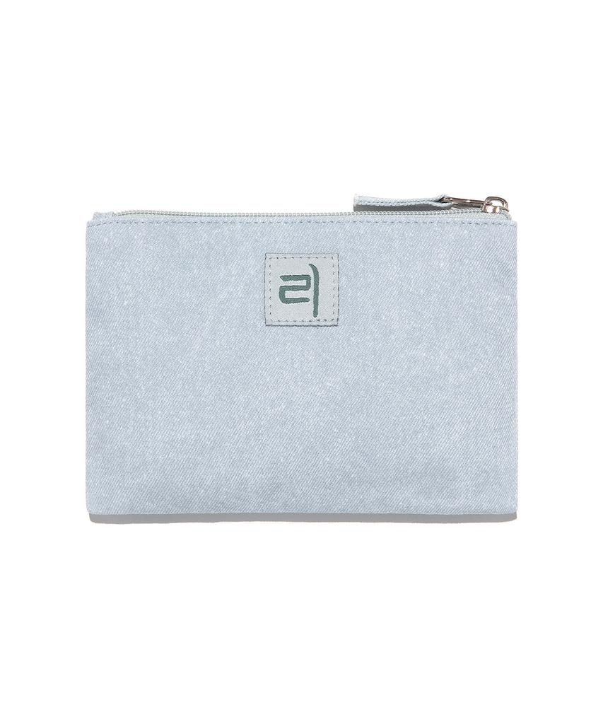 Lee Seoul Big Twitch Logo Pouch Indigo Light