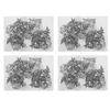 4pcs Embossing Folders Multipurpose DIY Flower Pattern Embossing Folder Template for Card Making Scrapbooking