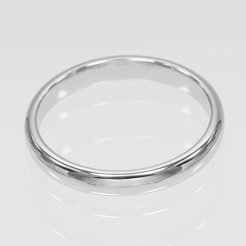 TIFFANY&Co. Notes Lucida Ring Pt950Platinum #7.8(US Size) 5g Women Used