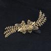 Mori Rhinestone Pointed Mouth Clip Fairy Raw Princess Style Hairpin Feminine Temperament Bridal Headdress Cheongsam Xiuhe Hair Accessories Hair Comb