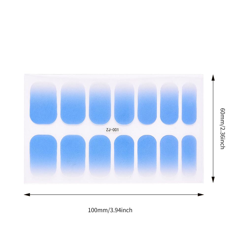 Fully Environmentally Friendly Waterproof Nail Polish Film Nail Sticker