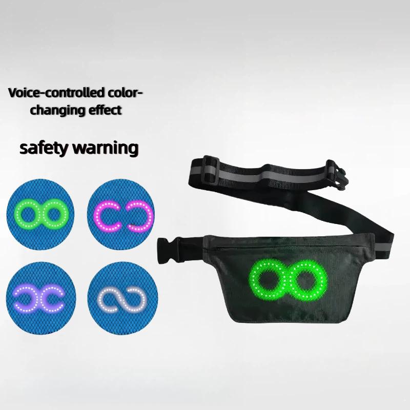 

20L black double bag, 48 LEDs, used for direction signals on bicycles and scooters. Remote control and USB rechargeable. чорний