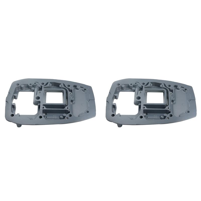 A16P-2X 6B4-41137 Exhaust Duct Manifold Plate For Outboard Engine 2 Stroke 15D 9.9HP 15HP 6B4-41137-00 6B4-41137-00-5B