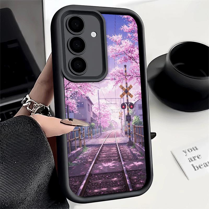 Anime Aesthetic Scenery Soft Phone Case for Samsung Galaxy A17 A16 A26 A36 A56 A15 A25 A35 A55 A14 A24 A34 A54 A13 A23 A33 A53 A