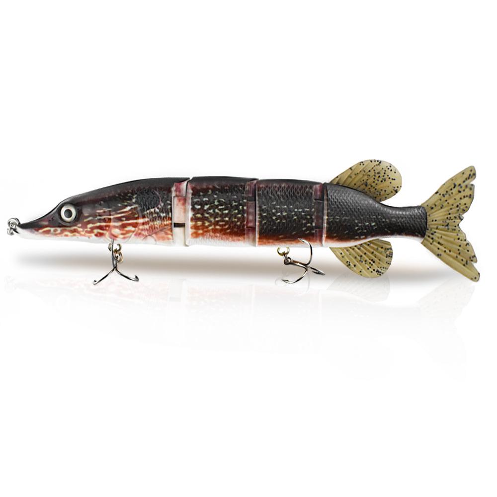 

Четырехсекционная приманка для щуки 26 см 108 г: Подводная жесткая приманка для дальнего заброса