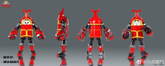 FLASH POINT STUDIO Transformare Robot din aliaj Kabutac Figura de acțiune mobilă Produs finit „AC” B-Robo