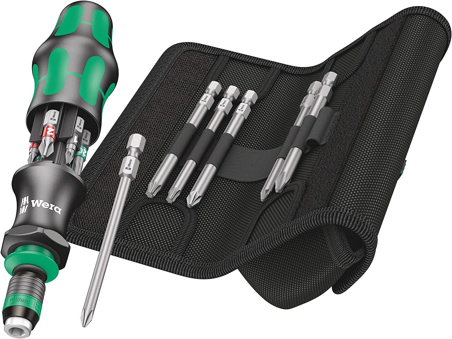 

Wera 05051017001 Kraftform Kompakt 20 Tool Finder 2 with 13 Pieces Japanese Pouch, [Official Import]