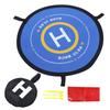 Drone Landing Pad Oxford Cloth Foldable Waterproof Slogan Drone Parking Apron Pad for Lawn 76.6cm 30.2in