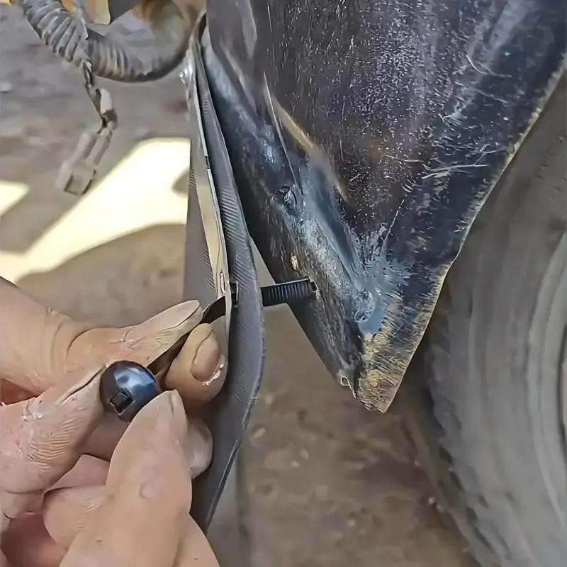 Uniwersalna nylonowa opaska kablowa klamra mocowanie automatyczne śruba klips zamienny błotnik samochodowy bagażnik panel osłony silnika zarządzanie przewodami zabezpiecz