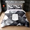Set Biancheria da Letto Fulham Football Design 1 Copripiumino + 2 Federe Morbido Traspirante Biancheria da Letto per la Casa