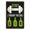 Plaque Metal Tin Signs Drink Gin Tonic Wall Decoration Vintage Art Posters Iron Painting for Man Cave Home Cafe Garden Club Bar