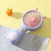 Snail-Shaped Handheld Fan with USB Charging Cute Portable Mini Fan with 2 Speeds Lightweight Quiet Summer Gadget for Travel Office Outdoor