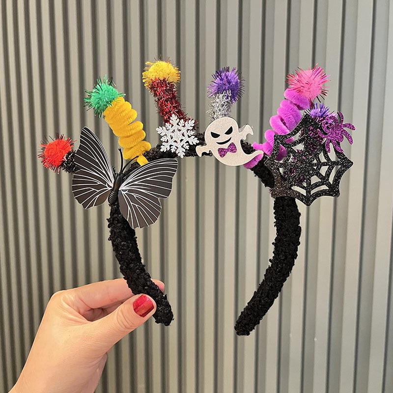 

Креативный ободок с чертом: Веселый аксессуар для волос на Хэллоуин для женщин