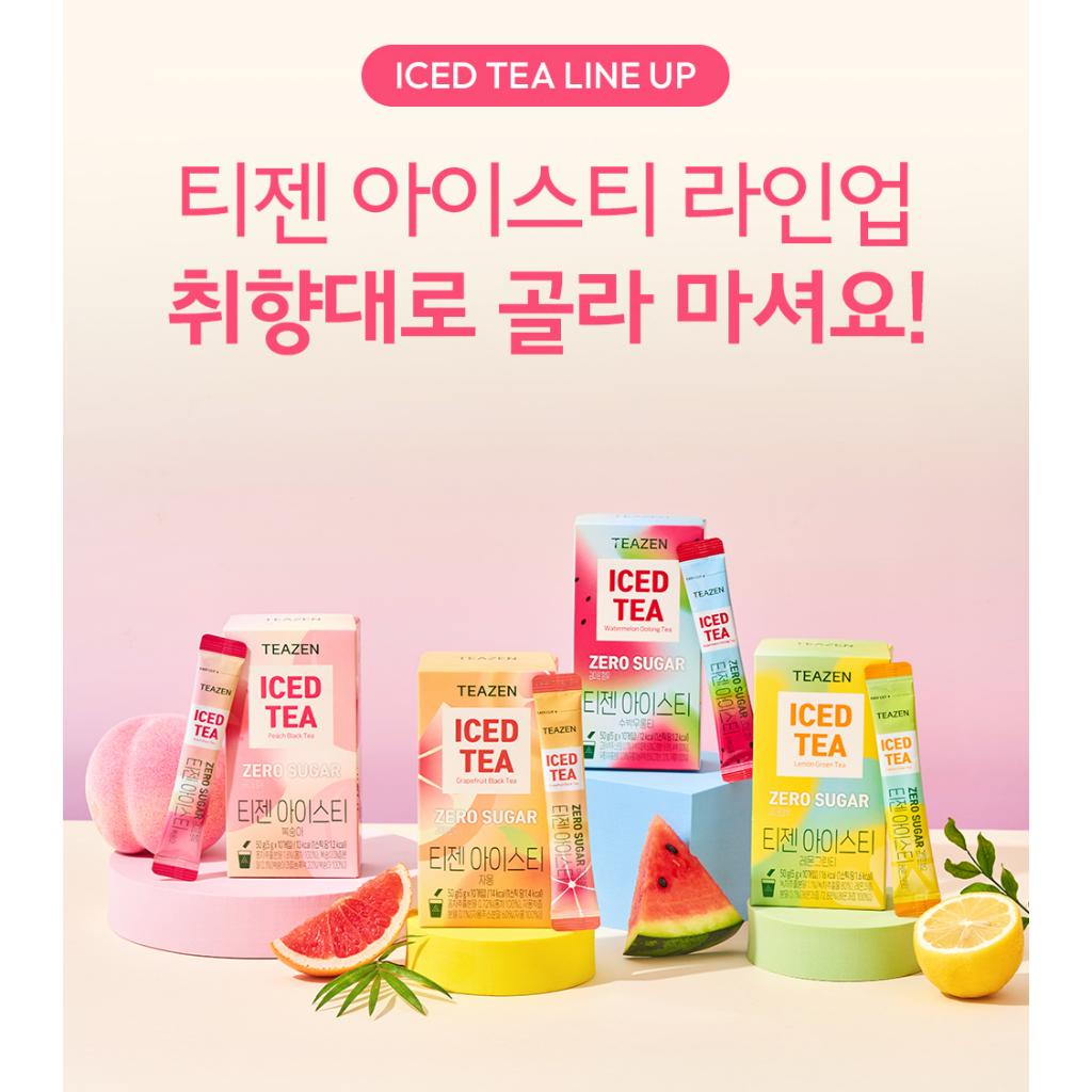 [TEAZEN] Zero Sugar Iced Tea Peach Black Tea