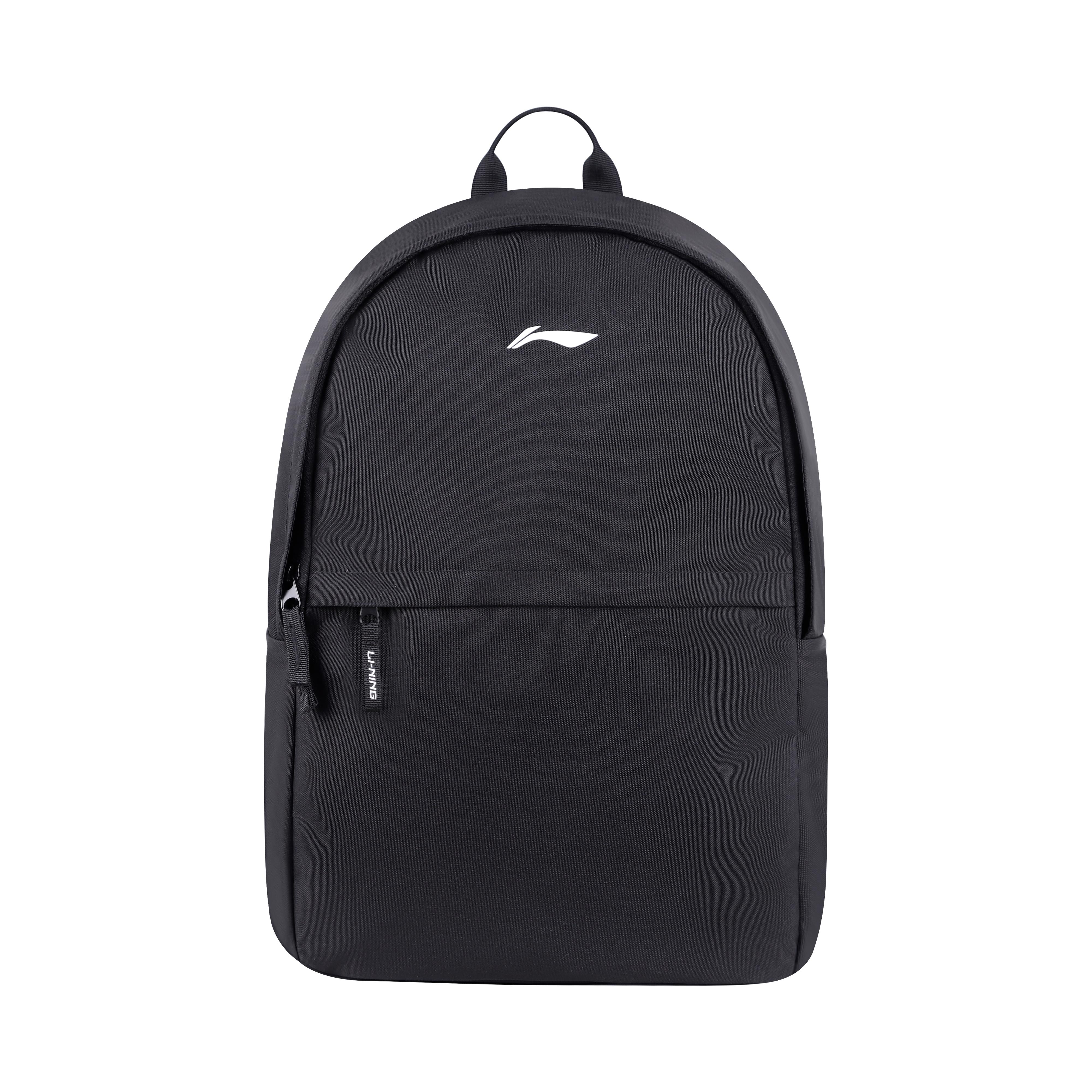 Li Ning Polyester Backpack Men s Black YBSV221-1