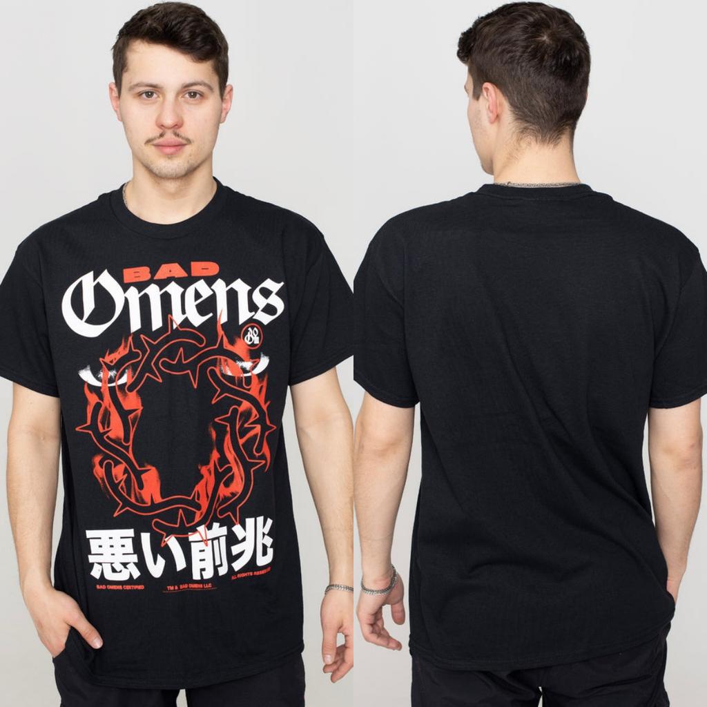 Pop Bad Omens Graphic Cotton Tshirt Unisex Summer Short Sleeve Fashion Brand Tee Luxury Casual Vintage Tees