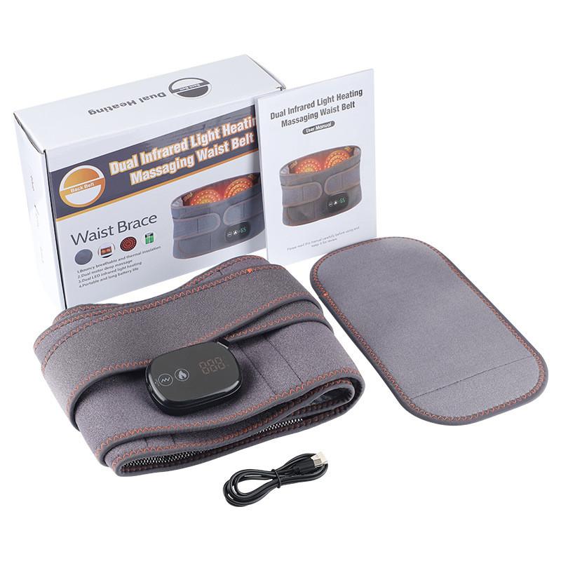Intelligent Electric Heating Waist Protection Belt Portable Red Light Heating Massage Belt Hot Compress Waist Massager