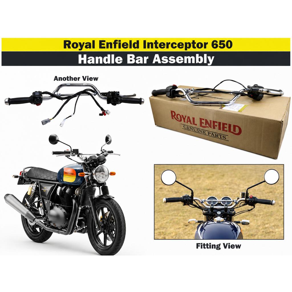 Royal Enfield Interceptor 650 "Handlebar Assembly Chrome"