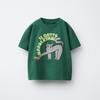 Summer Child T-shirt Cotton Costume Printed Cartoon Short-sleeved For Baby Fashion New Loose Simple Sport Shirt Kids Thin Tops