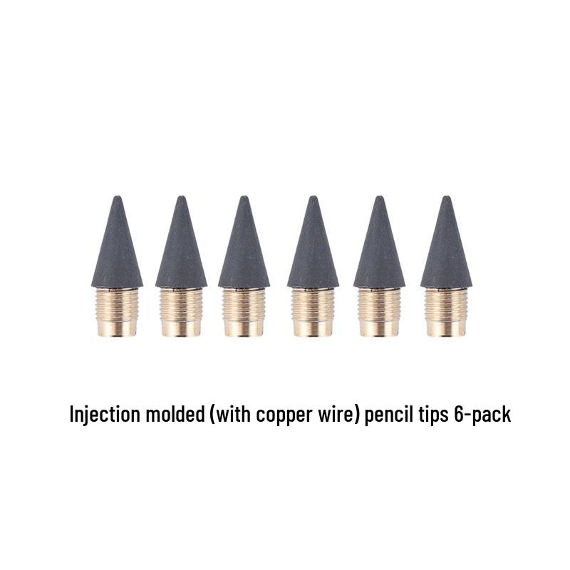 Black Tech Eternal Pencil: No Sharpening, No Ink, Break-Resistant Lead, Posture-Correcting Drawing Tool