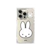 Simple Miffy Rabbit Suitable for Apple iPhone16/17Pro Mobile Phone Case 14 Ice Crystal Squares 15 Cute 12 Soft 13