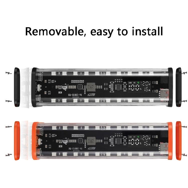 Durability Plastic 8Slot 18650 Battery Case Customizable 5-12V Output For Outdoor Adventure And Digital Accessories