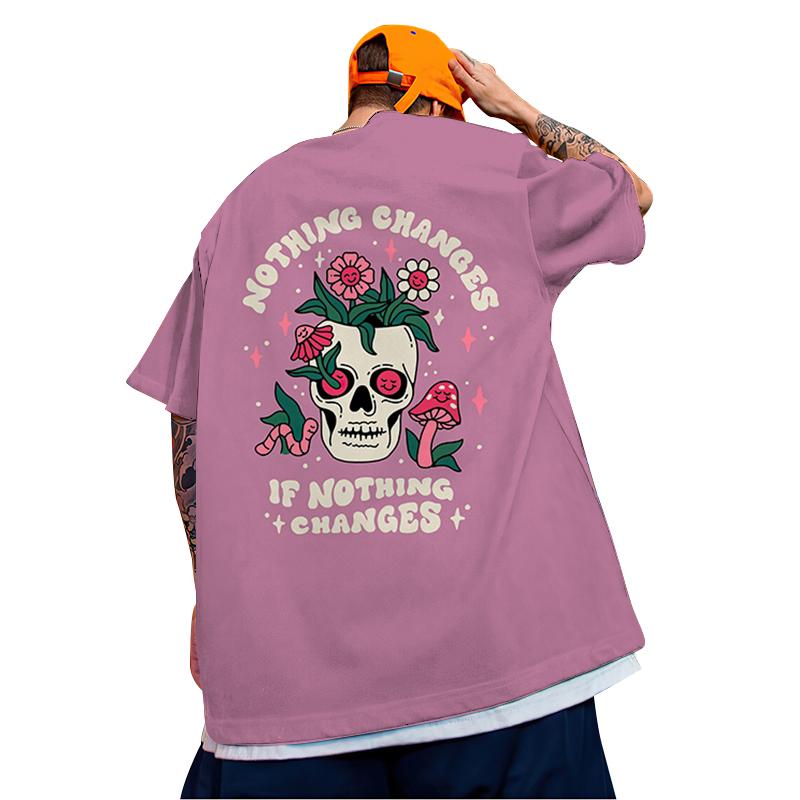 

Негабаритная футболка с короткими рукавами, футболка с принтом черепа, корейский топ в стиле хип-хоп, модная мужская футболка, летняя сетчатая повседневная мужская одежда 6XL