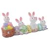Easter Eggs Bunny Decoration Hand Made Resin Easter Eggs Bunny Centerpiece Decorative Vibrant Rabbit