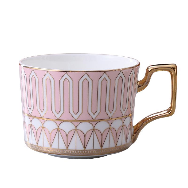 Light Luxury Coffee Cup And Saucer Set, Wedding Gift, Ceramic Bone China High-End Exquisite Latte Cup, Afternoon Tea Coffee Cup
